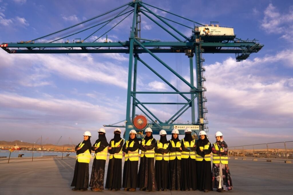 Neom Workforce NEOM port pioneers automation and empowers Saudi Women in high-tech ...